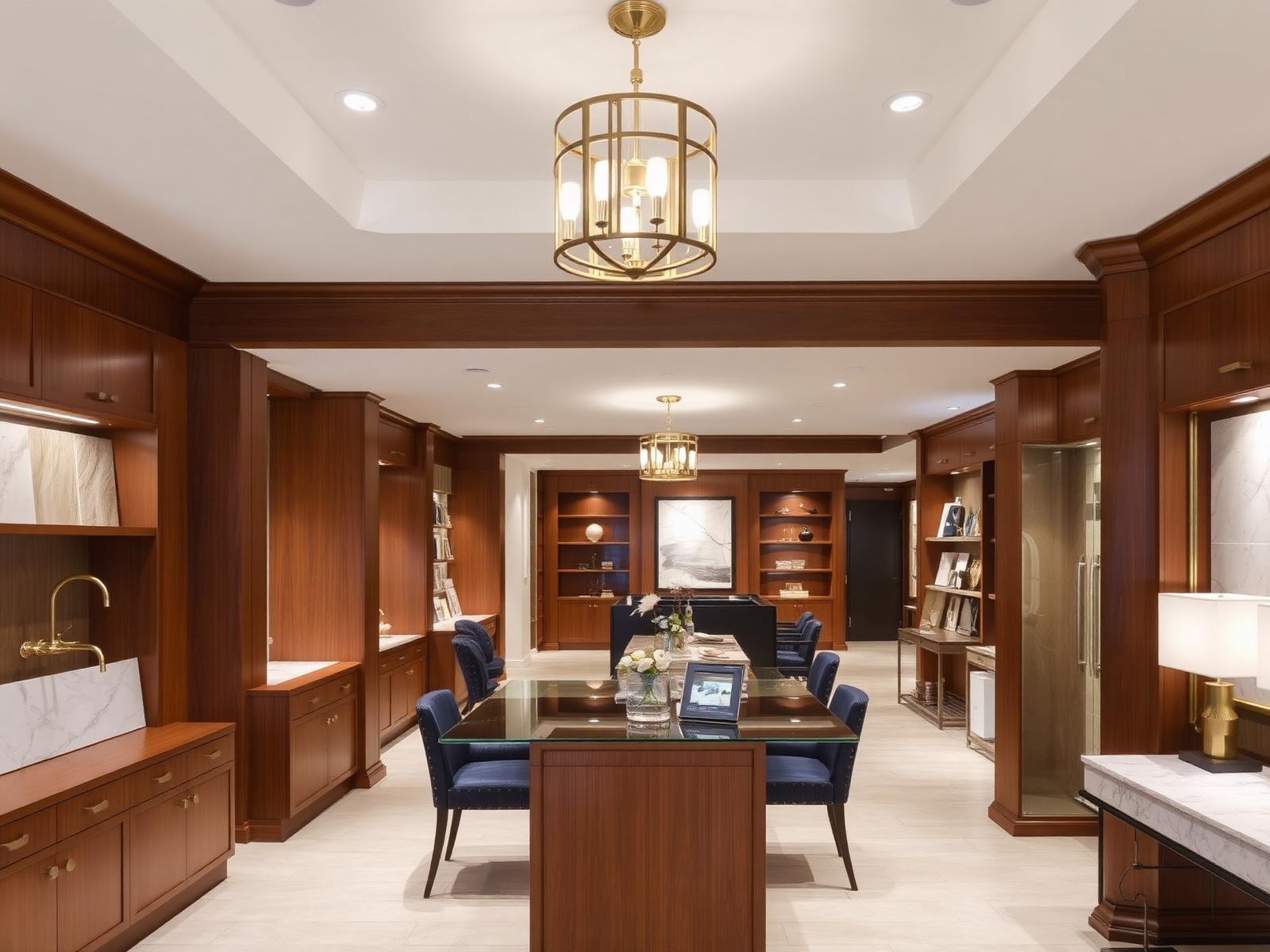 In-house design and renovation showroom at Travers Miran Realty